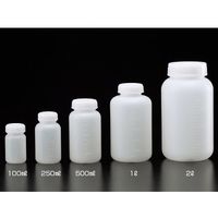 サンプラR フロロバリアPEボトル広口(フッ素化ポリエチレンボトル広口) 250mL ※ケース販売(100本入) 20416c（直送品）