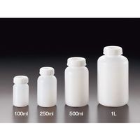 サンプラテック EOG滅菌瓶(PE広口) 乳白色・250mL ※ケース販売(100本入) 17023c 1箱(100本)（直送品）
