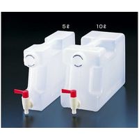 サンプラテック ブックボトルコック付 透明PP 0212