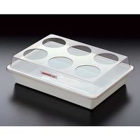 サンプラテック 試薬瓶トレー 2型 ※ケース販売(5個入) 02387c 1箱(5個) 64-3695-16（直送品）