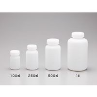 サンプラテック サンプラRPEタフボトル広口 500mL ※ケース販売(100本入) 30818c 1箱(100本) 64-3697-55（直送品）