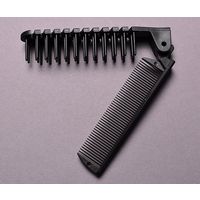 アズワン コーム付ブラシ黒(白マット袋) 64-3966-99 1ケース(1000個)（直送品）