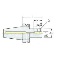日研工作所 高圧センタースルー型サイドロックホルダ(ドリル用)