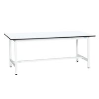 サカエ 軽量作業台(KAタイプ/均等耐荷重180kg/メラミン天板/H740mm/固定式) KAー126MW 1台（直送品）