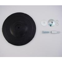 サンフレックス ラバーパット 125φ No.4302 1個 62-4935-34（直送品）