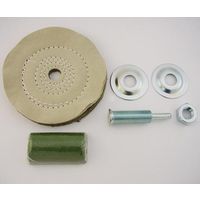 サンフレックス 100φ仕上バフセット No.4472 1袋 62-4936-22（直送品）