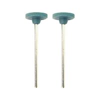 サンフレックス ゴム砥石 φ13mm 皿型 #280相当(2本入) No.J-166 1袋(2本) 62-4941-19（直送品）