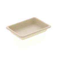 アヅミ産業 食品容器 紙製小皿 P-1 未晒 004462008 1袋(100枚)