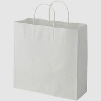 シモジマ 25チャームバッグ 3才 晒白無地 003240101 1袋(50枚)