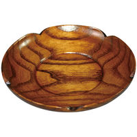 丸十 3.5 梅型茶托 目摺り 064709 1枚