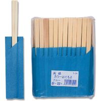 東亜箸販売 アスペン元禄箸 袋入 Tー04 藍色 004470005 1袋(100膳)