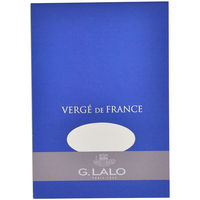 G.ラロ ヴェルジェ・ド・フランス 便箋 A5 ホワイト gl11400 1冊(50枚)