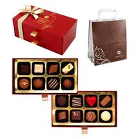 【ワゴンセール】チョコレートボックス 1箱 ホテルオークラ 手提げ袋付 バレンタインデー ギフト バレンタイン ホワイトデー