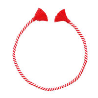 アーテック かんたんねじりはちまき 赤/白 3370 1本