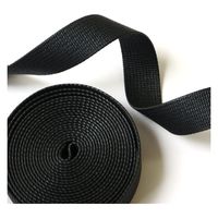 NBK 日本紐釦貿易 ワックスコーティングテープ　黒　巾約30mm×5m巻　厚み2mm　１巻入　DC7792-30　3巻セット（直送品）