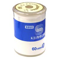 KBツヅキ カタン糸 60/1000 白 KANE60-1000-W 1箱（直送品）