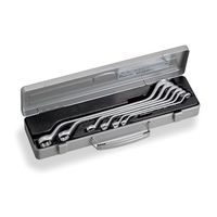 イチネンTASCO メガネレンチセット(45°タイプ) TA734XN 1セット 64-0818-29（直送品）