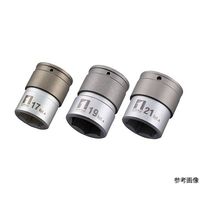 イチネンTASCO QCソケット シングル ショート TA731SS-17H 1本 64-0816-60（直送品）