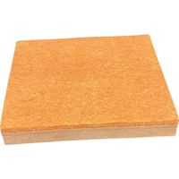 アイテック 光 フェルトパッド100mm×100mm×13mm粘着なし KFPDN-1010 1セット(5個) 352-9095（直送品）