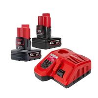 ミルウォーキーエレクトリックツール M124.0Ah&6.0AhFCスタートキット M12-18 NRG-642 JP 1台（直送品）