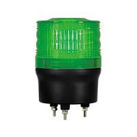 日惠製作所 LED回転灯Φ90 ニコトーチ・120(緑) AC100~200V ブザー付 プラグ無 VL09R-200XG 1個（直送品）