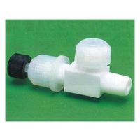 ユニバーサル USLーPTFE ニードルバルブ アングル型装置用 1/4”φ×PT1/4 00U-196-01N 1個 62-7086-21（直送品）