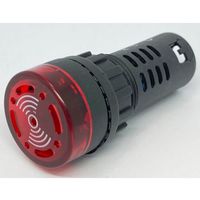 共立電子産業 ブザー内蔵LED表示灯 ACDC24V 赤 65-9622-16 1個（直送品）