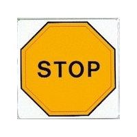 光 サインプレート 止まれ E510-27 1セット(5枚) 359-3301（直送品）