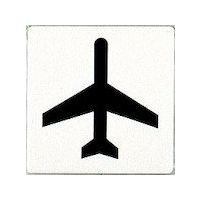 光 サインプレート 空港 E510-32 1セット(5枚) 359-4889（直送品）