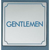 光 サインプレート GENTLEMEN KS1114-1 1枚 359-9624（直送品）