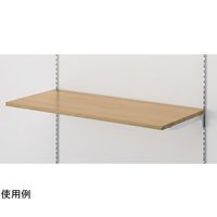 アズワン 木目調スチール棚セット ラスティック柄調 W90×D40cm 65-9345-31 1個（直送品）