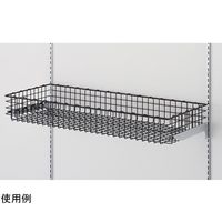 アズワン ワイヤーバスケットセット ブラック W90×D30cm 65-9345-35 1個（直送品）