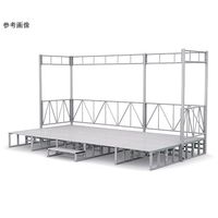 パックス工業 バックパネルステージH400 Dセット S-DS40WP 1セット 63-1218-86（直送品）