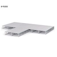 パックス工業 花道ステージH400 Dセット S-DS40WH 1セット 63-1218-92（直送品）