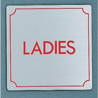 光 サインプレート LADIES FS1113-2 1枚 359-1750（直送品）