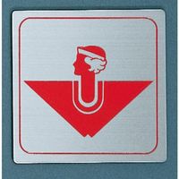 光 サインプレート 逆三女 FS1113-8 1枚 359-3359（直送品）