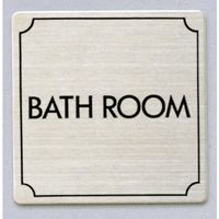 光 サインプレート BATH ROOM FS893-16 1枚 359-3375（直送品）