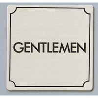 光 サインプレート GENTLEMEN FS893-17 1枚 359-4942（直送品）
