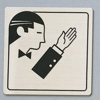 光 サインプレート モダンボーイ FS893-25 1枚 347-1286（直送品）