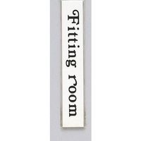 光 サインプレート Fitting room UP318-9 1セット(5枚) 347-1295（直送品）