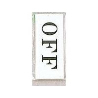 光 サインプレート OFF UP370-19 1セット(5枚) 346-8167（直送品）