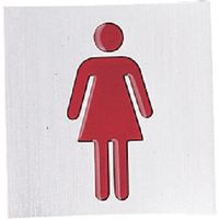 光 サインプレート 女 ワインレッド RA1117-12 1枚 360-2871（直送品）