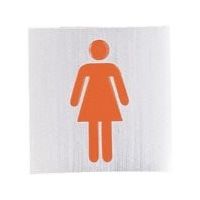 光 サインプレート 女 オレンジ RA1117-10 1枚 360-2797（直送品）