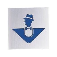 光 サインプレート 男 ブルー RA1117-3 1枚 360-2860（直送品）