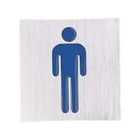 光 サインプレート 男 ブルー RA1117-9 1枚 360-1308（直送品）