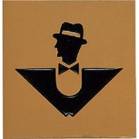 光 サインプレート 男 RA1118-1 1枚 360-2855（直送品）