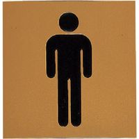 光 サインプレート 男 RA1118-3 1枚 360-1276（直送品）