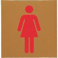 光 サインプレート 女 RA1118-4 1枚 360-2792（直送品）