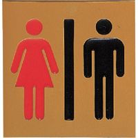 光 サインプレート 男女 RA1118-5 1枚 360-1286（直送品）