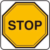 光 サインプレート 止まれ S1111-27 1セット(5枚) 360-2801（直送品）